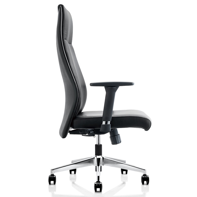 Ergonomic executive leather office chair