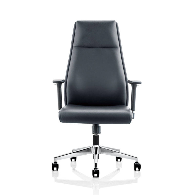 Ergonomic executive leather office chair