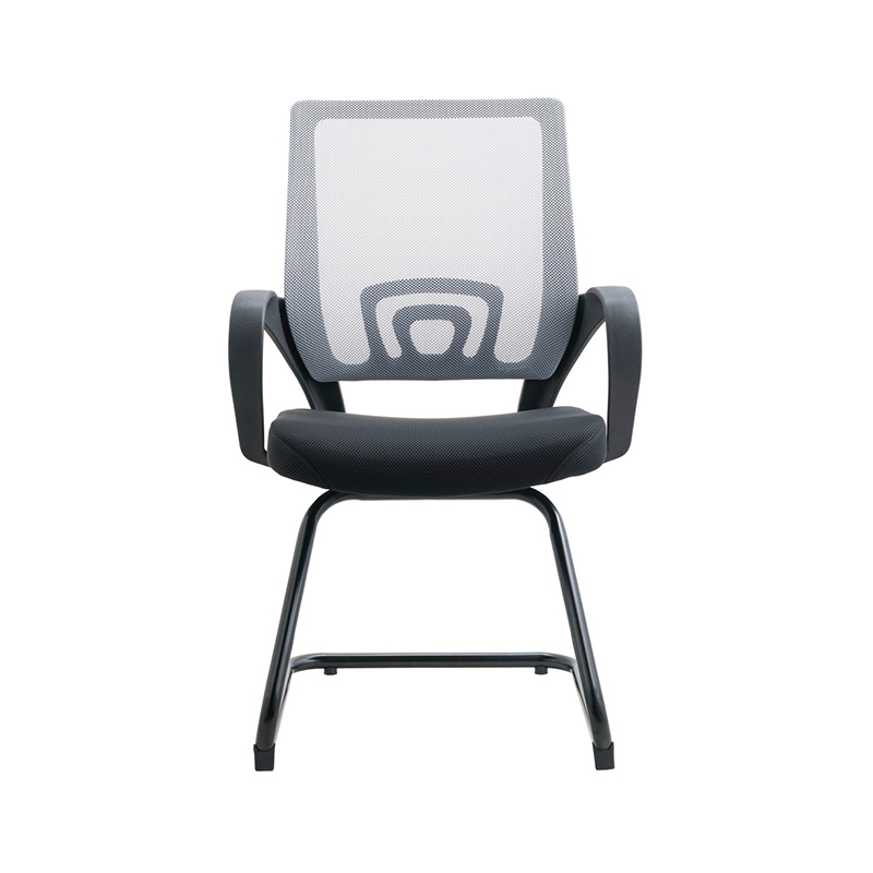 Grey mesh meeting room chairs